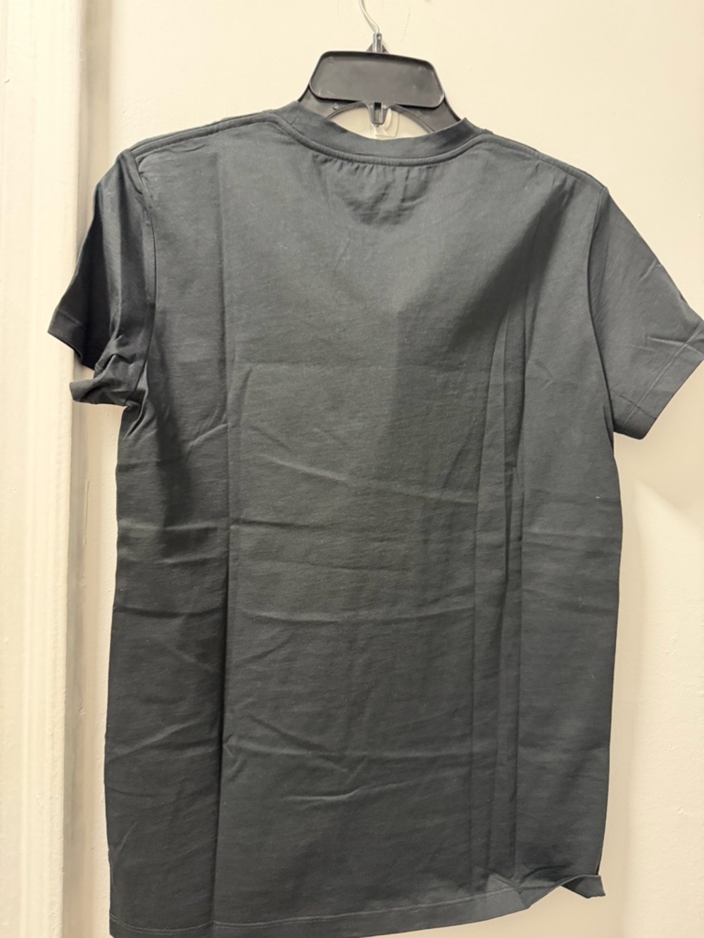 Balmain Black T-Shirt with Gold Logo - Picture 2 of 6